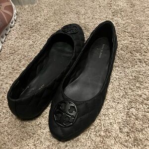 Tory Burch black flats size 8